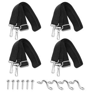 Motorboat Cover Support Rod Fixing Strap with Velcro Hook Strap Kayak Protective Cover Strap Tent Four-Corner Windproof Fixing Strap