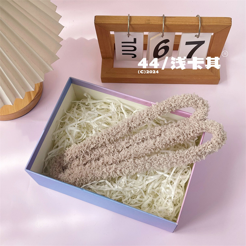 15mm扭扭棒小狗手工diy材料毛绒线毛条网红玩偶超密绒羊毛扭扭棒