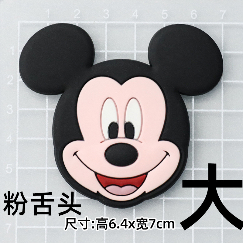 大小ミッキーミニーミッキーマウス DIY 漫画装飾アクセサリー携帯電話ケースパッチ下駄スリッパバックルステッカー|undefined