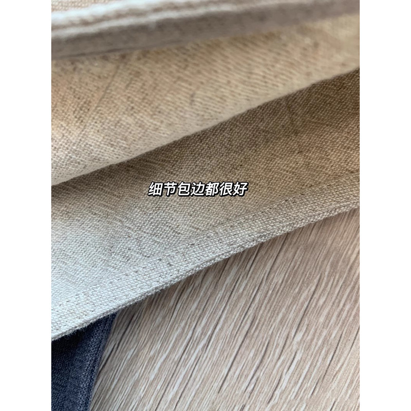 子末青合~高级感法式马甲背心女短款休闲棉亚麻马夹坎肩外套上衣|undefined