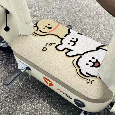 Puppy Free Cutting Dust Removal and, Electric vehicle foot mat - hello-puppy-2540cm-silk-circle-cut-the-hair-into-a-rectangle-by-yourself