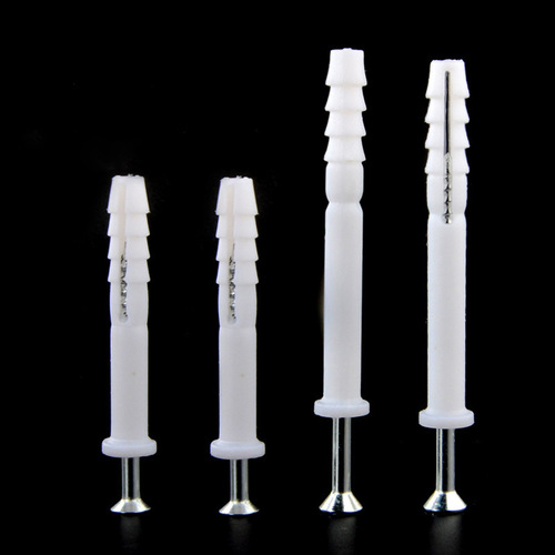 Diswei Plastic Expansion Screw Cabinet Wall Cabinet Expansion Pipe Plug M8 Extended Self-Tapping Screw Plastic Expansion Plug