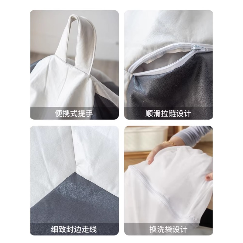 Sofá perezoso de fútbol de dibujos animados para niños solo bebé pequeño sofá creativo bolsas de frijoles red tatami silla de cocina