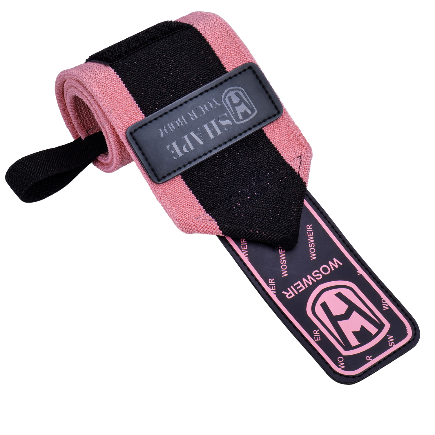 Brazalete de presión profesional, enrollamiento de fitness, anti-esguince, entrenamiento de fuerza para hombres y mujeres, levantamiento de pesas, tirón rígido, correa ajustable, gran peso