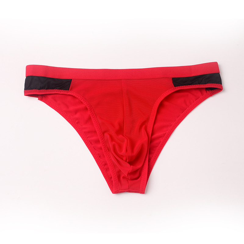 Slip uomo sexy in mesh con tasca a u trasparente_voghion.com