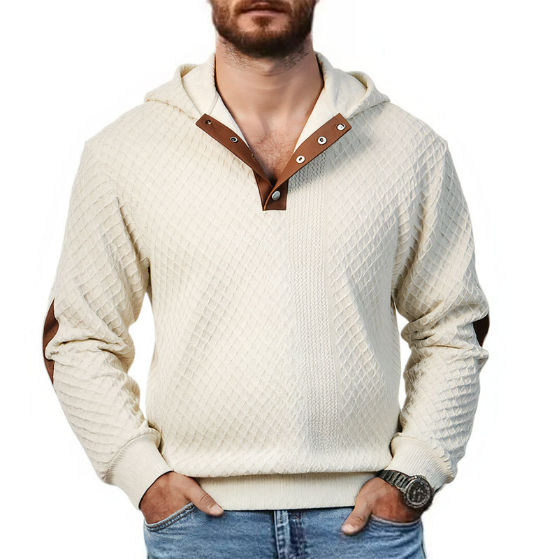2026 Spring Cross-Border Amazon 3D New Men's Hooded Sweatshirt, Fashionable Color Top, Men's Fashionable Casual Long