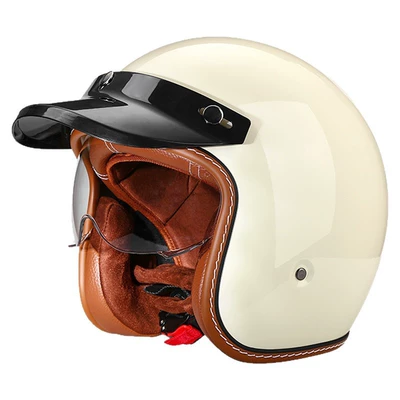 Retro Helmet Motorcycle Helmet Motorcycle Motosiklet kaskı (dəbilqə)
