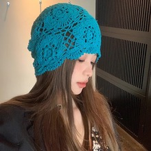 ��ϵ�ֹ���֯��ɫ�οնѶ�ñŮ���ĸ��������������ͷ��֯��ͷñ