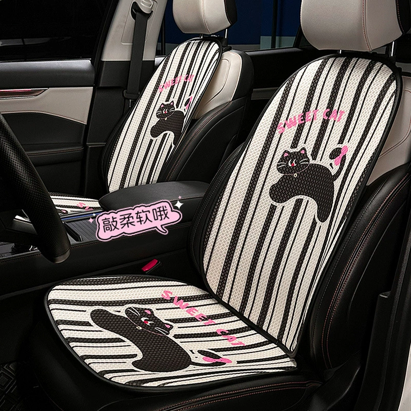 BMW, мультяшное милое сиденье, набор четыре сезона, кот, 3x