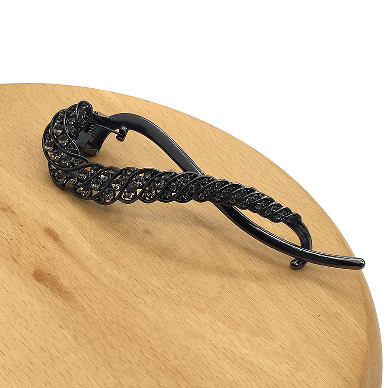 합금 트위스트 클립 [블랙]