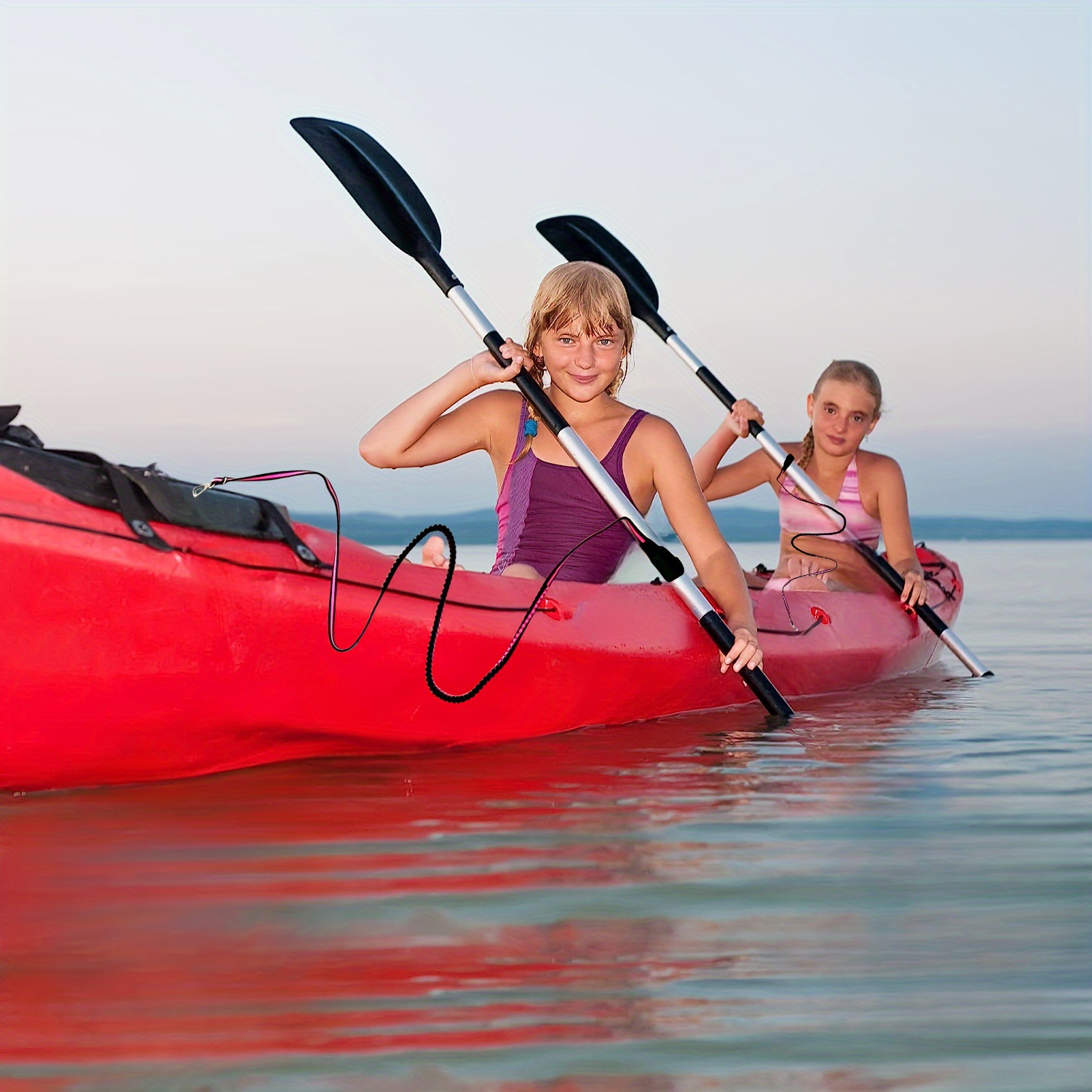 Practical Kayak Paddle Rope, Canoe Fixed Rope Paddle Board Strap, Shower Paddle Handle Anti-Lost Rope