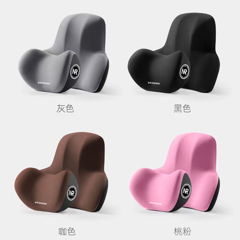 General Motors Headrest and Lumbar Support Car Seat Neck Support Cushion Car Memory Foam Support Lumbar Support Set Wholesale