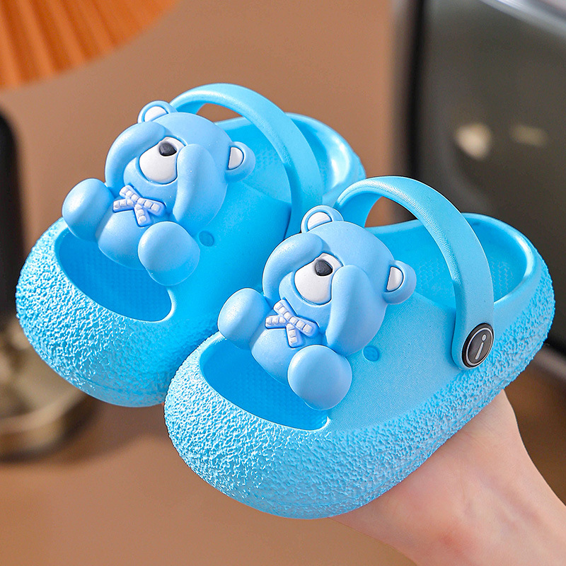 Zapatillas infantiles para bebés con suela suave jardín agujero zapatos para niños en el hogar zapatos de playa antideslizantes para niñas