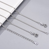 Necklace, pendant, chain, accessory, 925 sample silver, silver 925 sample, Korean style, simple and elegant design
