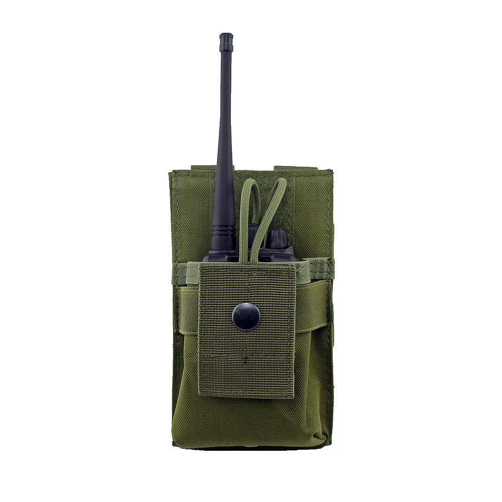 Multifunctional Walkie-Talkie Bag Ppt Waist Bag Outdoor Tactical Vest Accessory Bag Molle Large Magazine Bag