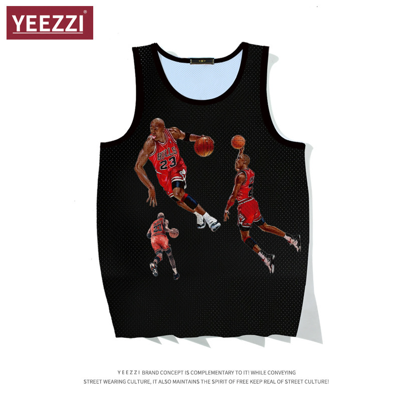 American Style Men's Sleeveless Tank Top Trendy Brand Summer Hip-Hop Sports Fitness Clothing Men's Personality Fashion American Style Men's Sleeveless Tank Top Trendy Brand Summer Hip-Hop Sports Fitness Clothing Men's Personality Fashion