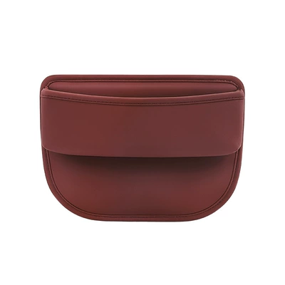Car seat gap storage box leak-proof multifunctional creative car seat gap sundries storage box (Car storage bag/box) - upgrade-thickening-red