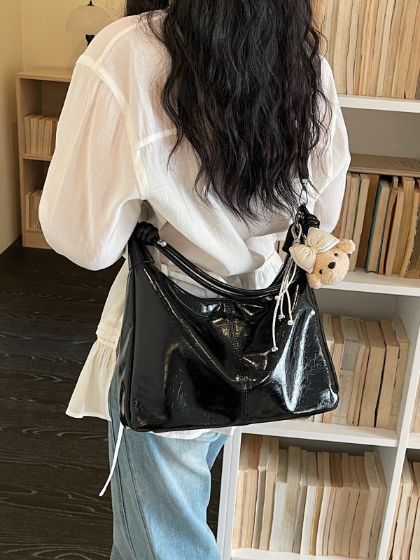 Bolsa de hombro retro de gran capacidad para mujeres 2026 primavera nueva moda tote bolsa casual mochila