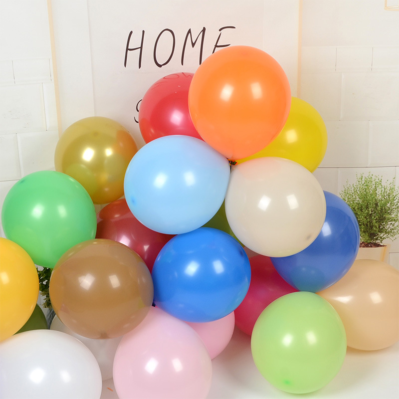 2.2g matte vintage balloon 10 inch thick latex balloon wedding birthday party decoration round balloon wholesale