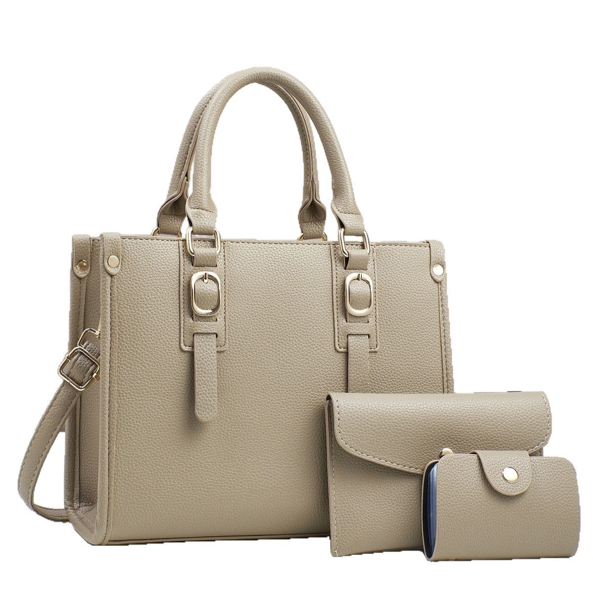 Bolso de tres piezas para niños y madres bolso de tres piezas con textura bolso de hombro de moda comercio exterior al por mayor bolso de mujer de Taizhou bags de calidad