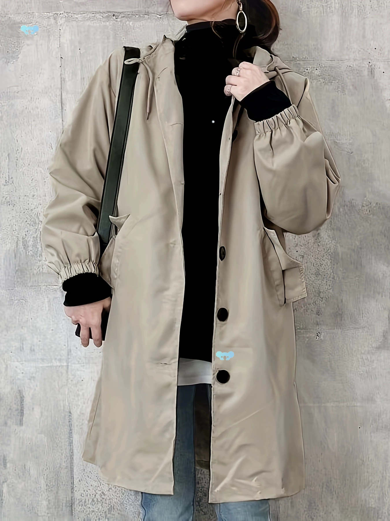 1 шт. повседневный полиэстеровый плащ для женщин, однотонный, не
