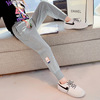 Children's clothing 2021 new pattern children Casual pants Korean Edition CUHK trousers Western style girl fashion Spring Sports pants