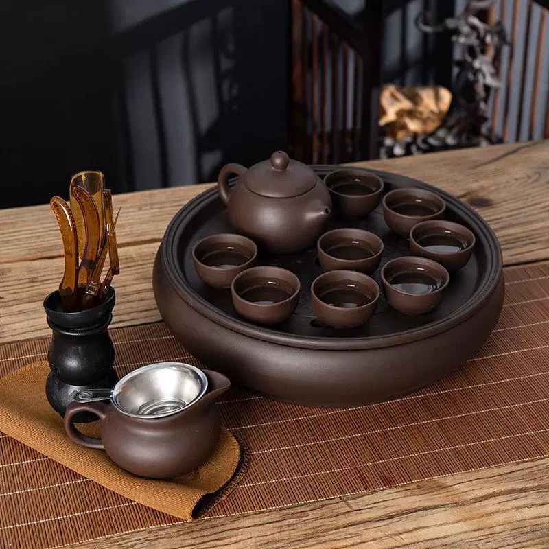Modern tea set for home use, ceramic teapot, tea cup, simple and elegant design