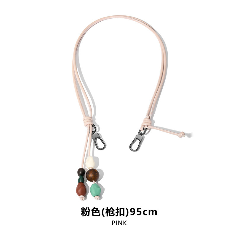 跨境新款SP-180适用龙骧包伊芙琳改造百搭陶艺串珠腋下单肩包带|undefined