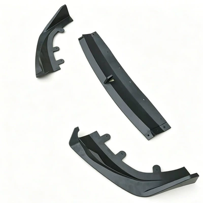 Suitable for Bmw 3 Series G20 G28Lci Late-Model Modified Blade-Style Front Spoiler Anti-Collision Small Body Kit (Big Surrounded) - g20-g28lci-blade-front-lip-glossy-black