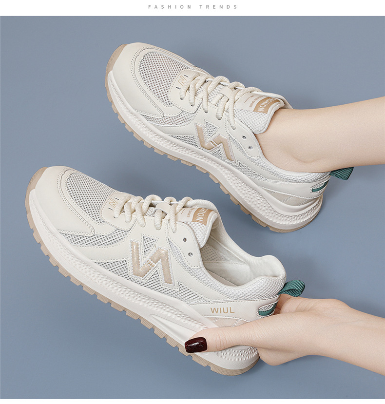 Giày sneaker nữ đế dày lưới thoáng khí mùa hè 2025 — Màu sắc thẻ JST 7150m, JST 7150m Tím chi tiết 9