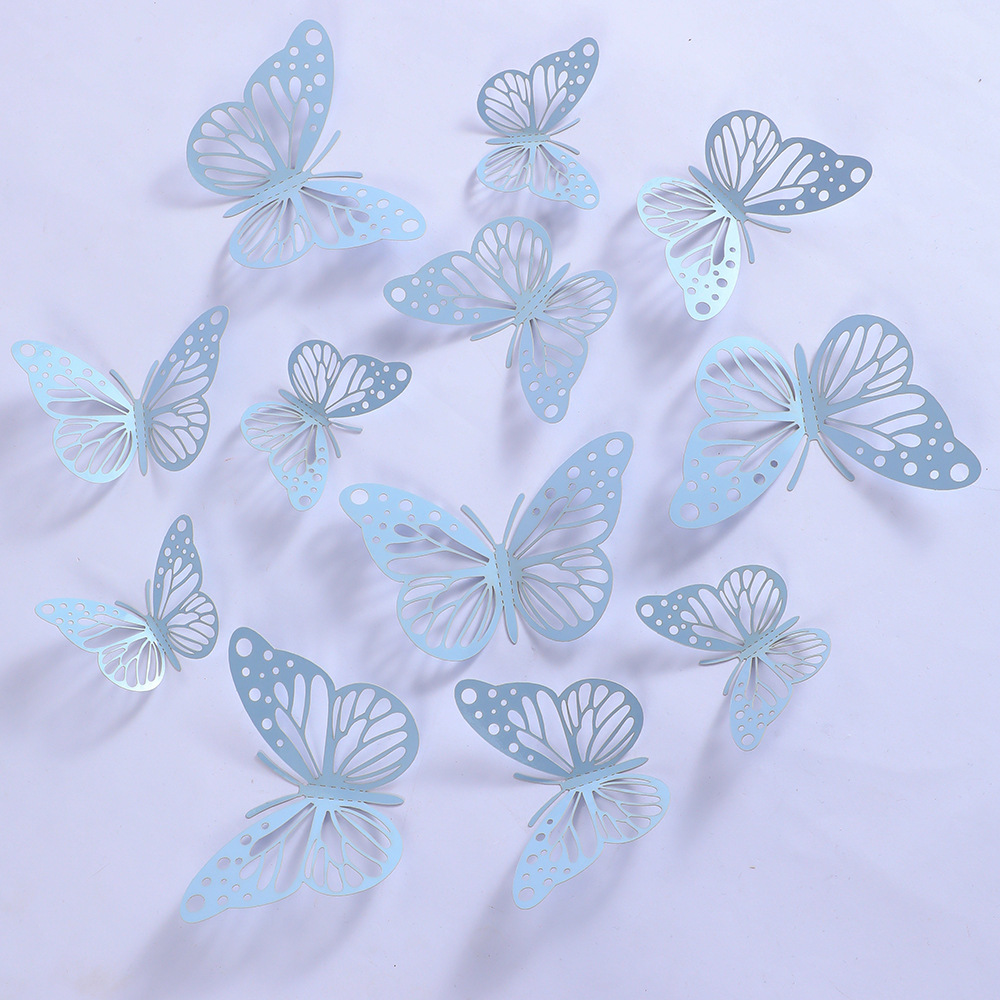 Bunte, realistische 3D-Schmetterlings-Wandaufkleber für die perfekte Dekoration von Zuhause und Partys_voghion.com