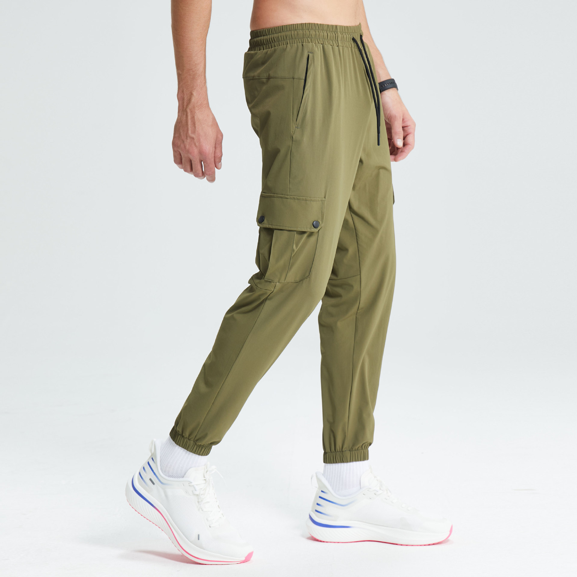 Pantalones deportivos de montaña impermeables al aire libre para hombres sueltos y delgados, pantalones para correr, pantalones largos casuales de fitness