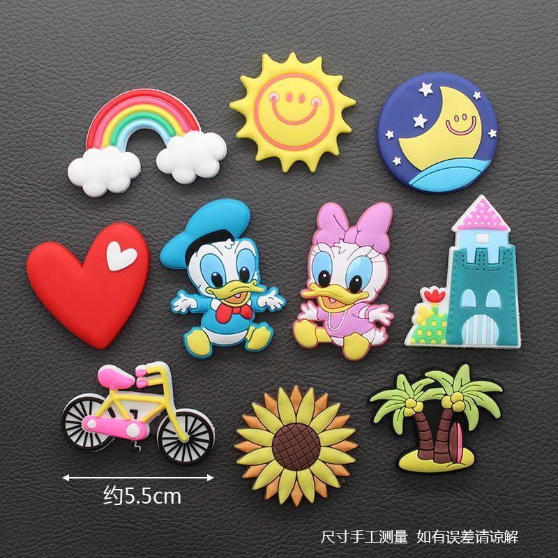 Pegatinas magnéticas pegatinas de refrigerador pegatinas creativas dibujos animados lindos un conjunto de automóviles pegatinas de educación temprana para niños antichoque