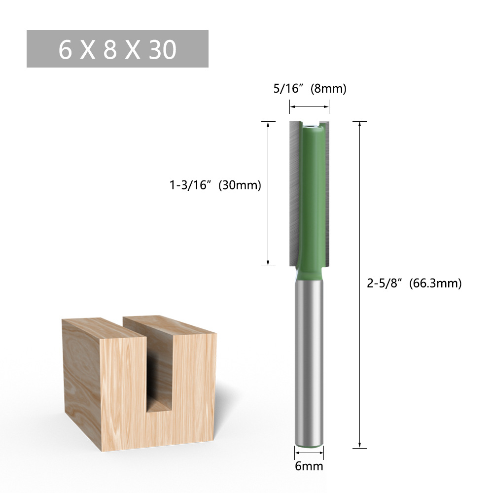 Juego de 6 Cuchillas Rectas de un Solo Filo y de Doble Filo para Máquina de Recorte, Cabezal de Corte de Acero de Tungsteno, Fresa para Máquina de Grabado, Broca para Router, Venta Directa de Fábrica