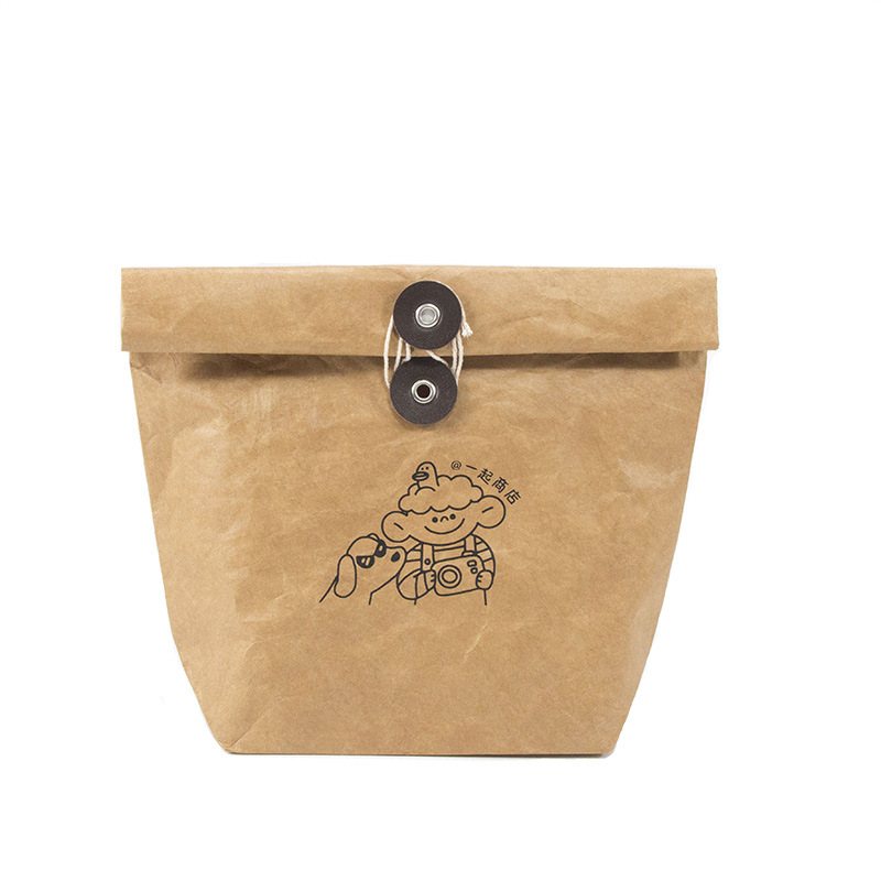 杜邦纸袋子牛皮纸收纳袋撕不烂防水袋印花礼品手提服装购物袋