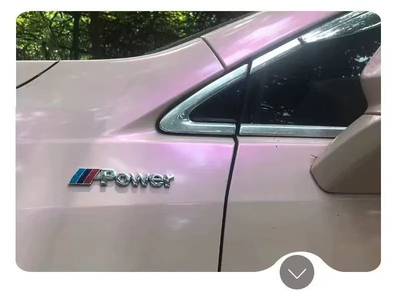 Special BMW emblem, Mpower rear badge, for 1 Series, 3 Series, 5 Series, 7 Series, X1, X2, X3, X4, X5, and X6 models; rear emblem sticker