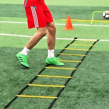 足球敏捷梯固定式软梯绳梯灵敏梯速度梯步伐训练篮球训练器材
