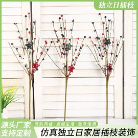 仿真绿植;圣诞花环;仿真花