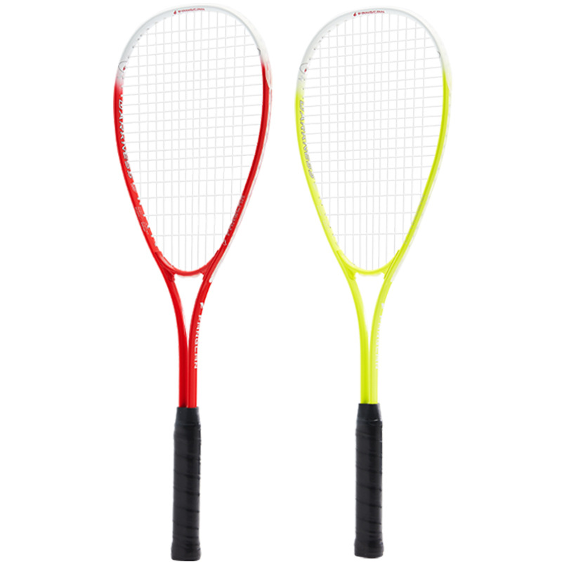 Raqueta de squash principiante fangcan cuadrado puede bienes genuinos aleación Aluminio con línea cubierta la raqueta verde naranja