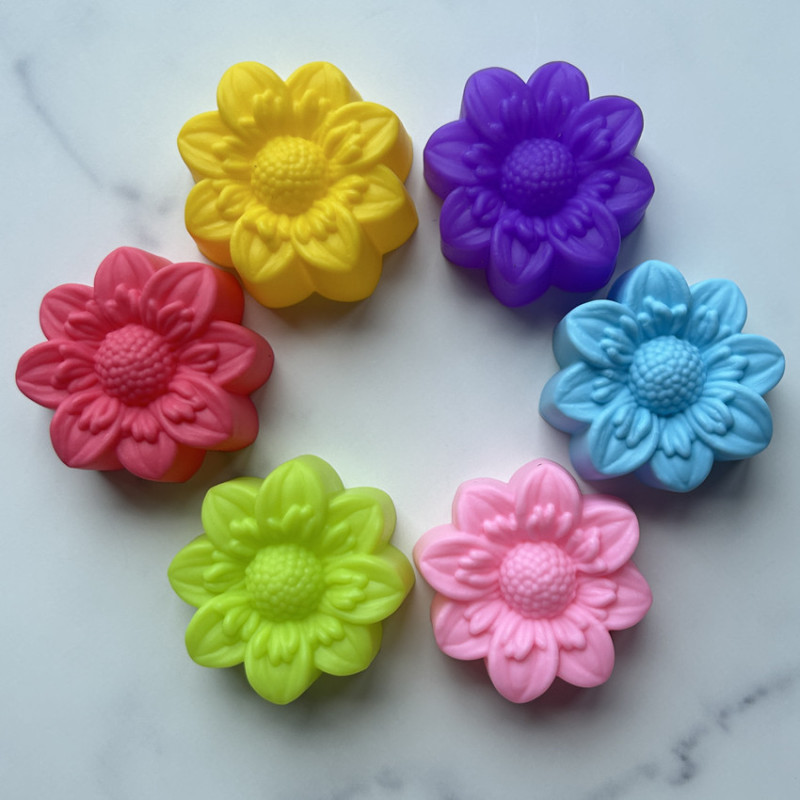 厂家直供 new多款5cm硅胶模 新款花朵玫瑰rose果冻布丁糖果模模具|undefined