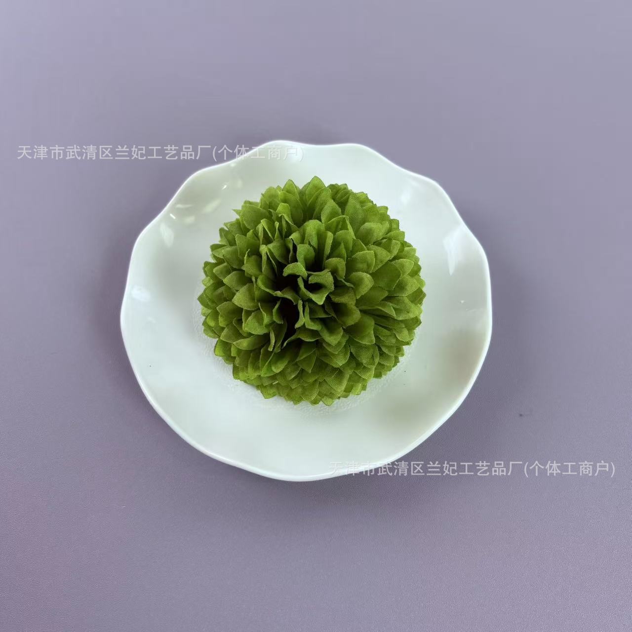 Simulación bola grande cabeza de crisantemo diámetro 10cm ping pong cabeza de crisantemo ramillete de bricolaje tocado baile muñeca flor horquilla
