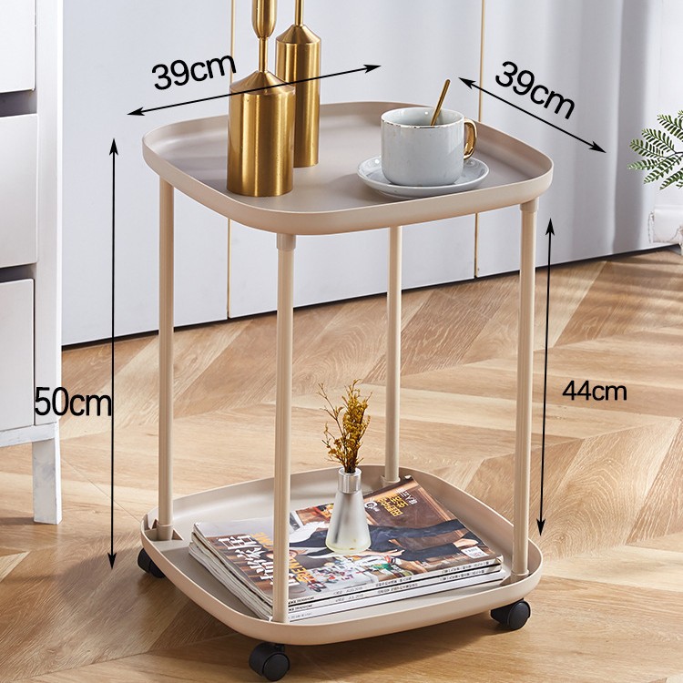 [이중 이동형 유니버셜 휠-탄소강 프레임] 카키