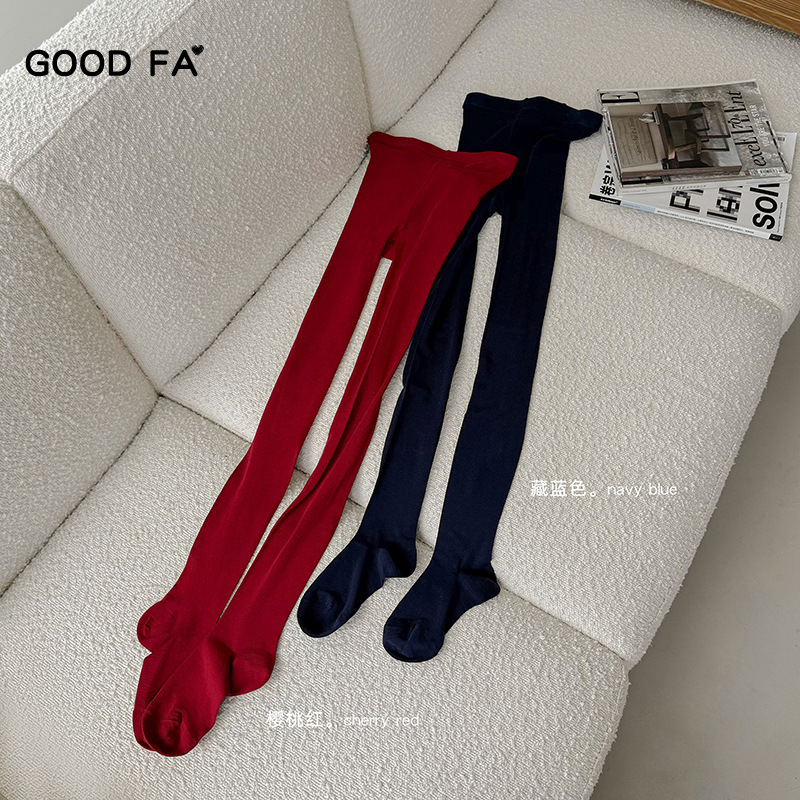 2025 Autumn/Winter New Women's Pantyhose 240-Needle Fine Wool Plain Weave Heated Leggings Suitable for Outerwear