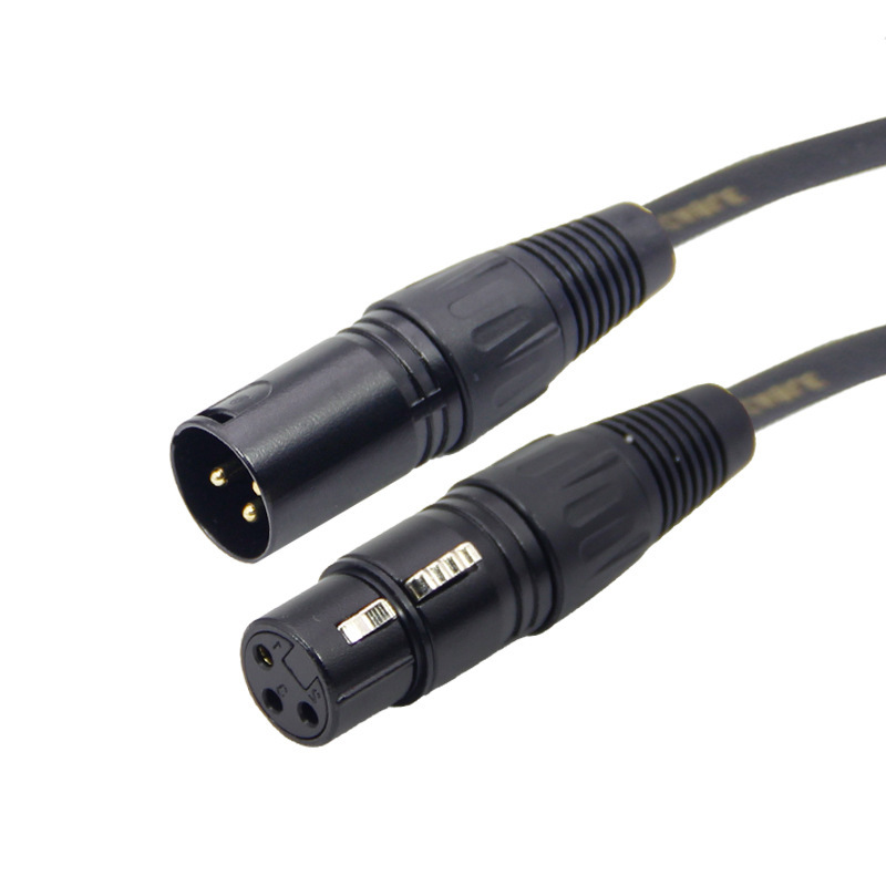 3芯XLRオス・メスラインDMX512舞台照明信号ラインパラライトビームライトミキサーアンプマイクライン|undefined