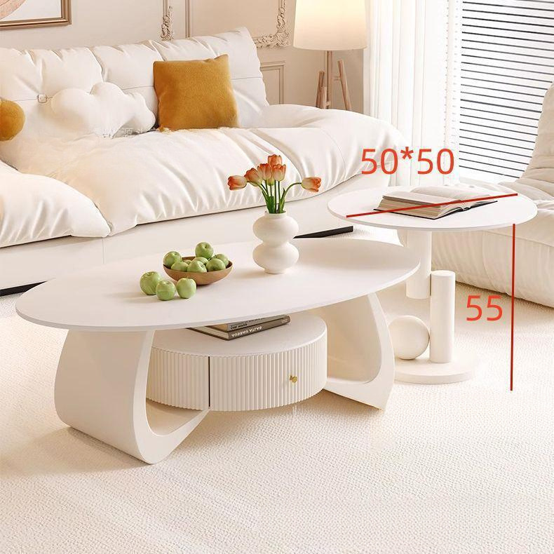 검정색 베이스 1개 + 설산 흰색 데스크탑, 50*50*55