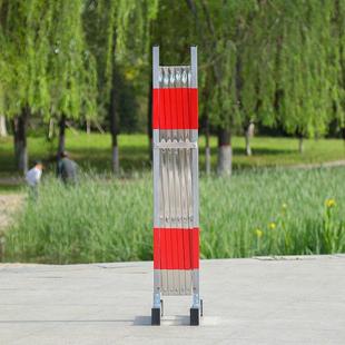 Stainless Steel Telescopic Fence Outdoor Movable Road Power Construction Workshop Isolation Fence for Children