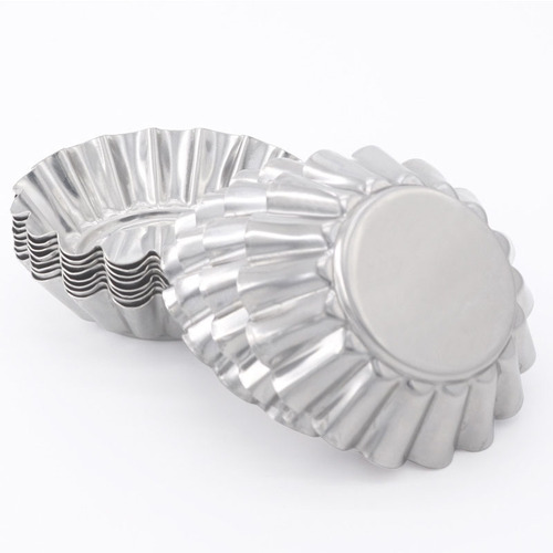 Factory direct sales thickened aluminum alloy egg tart mold cake mold steamed rice cake cake mold baking tools