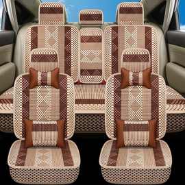 L6F汽车坐垫通用汽车座套四季冰丝坐垫套小车货车商务车SUV通用座