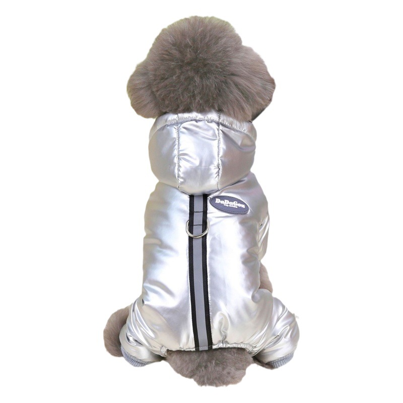 Ropa para perros Otoño e Invierno nueva ropa para mascotas Ropa para mascotas de peluche invierno engrosada 23 ropa de tres colores de cuatro patas acolchada de algodón