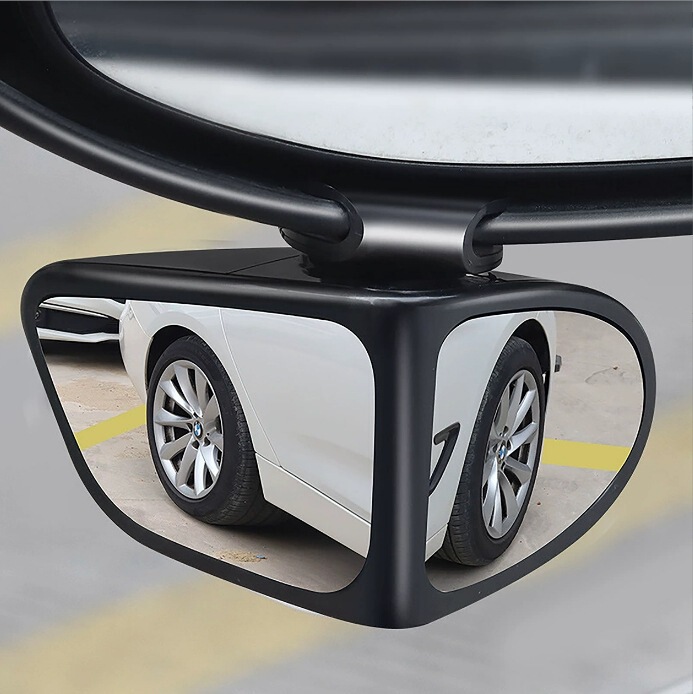 Car Rearview Mirror Small Round Mirror Car Blind Spot Wide-Angle Reversing Auxiliary Mirror Reflective Small Mirror Car Drop Shipping